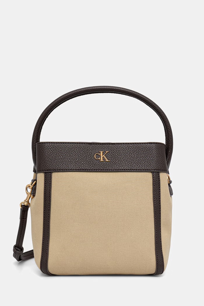 Calvin Klein Μικρή τσάντα γυναικεία μπεζ LV04F3348G