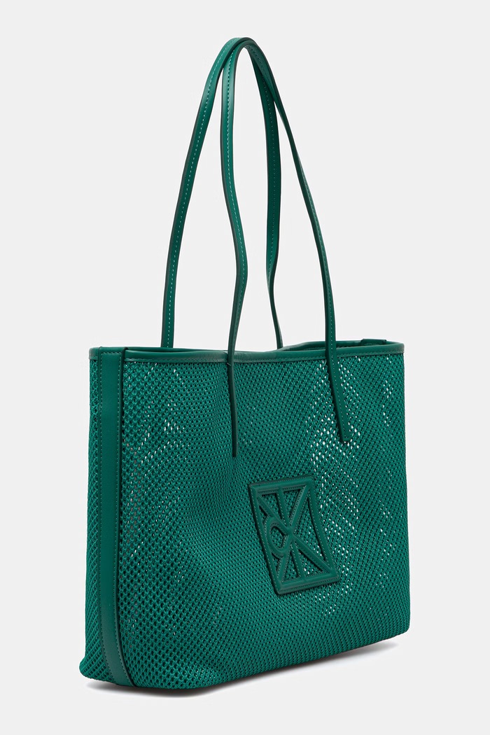 Calvin Klein шопинг чанта дамска LV04F3380G зелен SS26