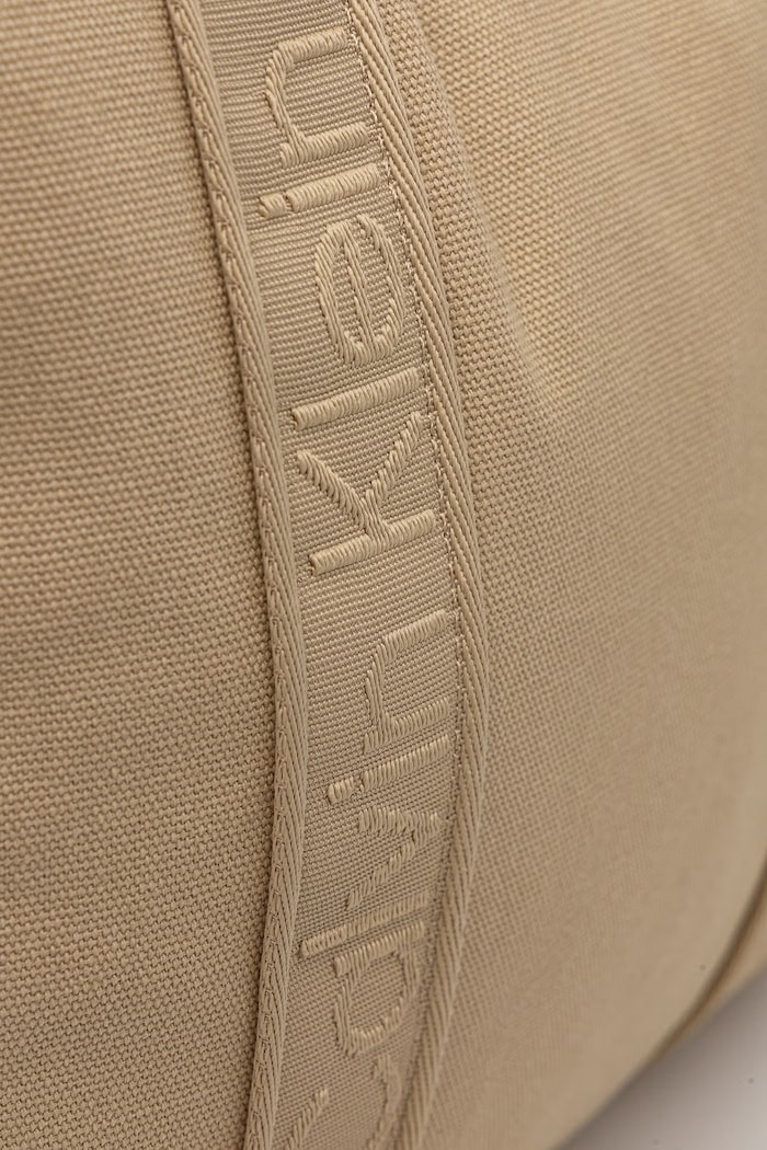 Calvin Klein tote taška dámská bavlněná béžová LV04F3463G