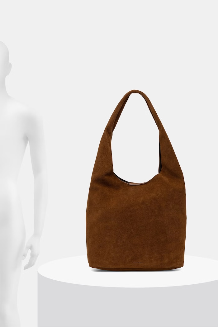 Calvin Klein geantă shopper pentru femei, din piele întoarsă LV04F3597G