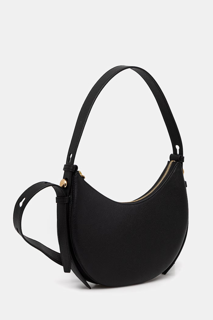Tory Burch torebka skórzana Romy 178677 czarny SS26