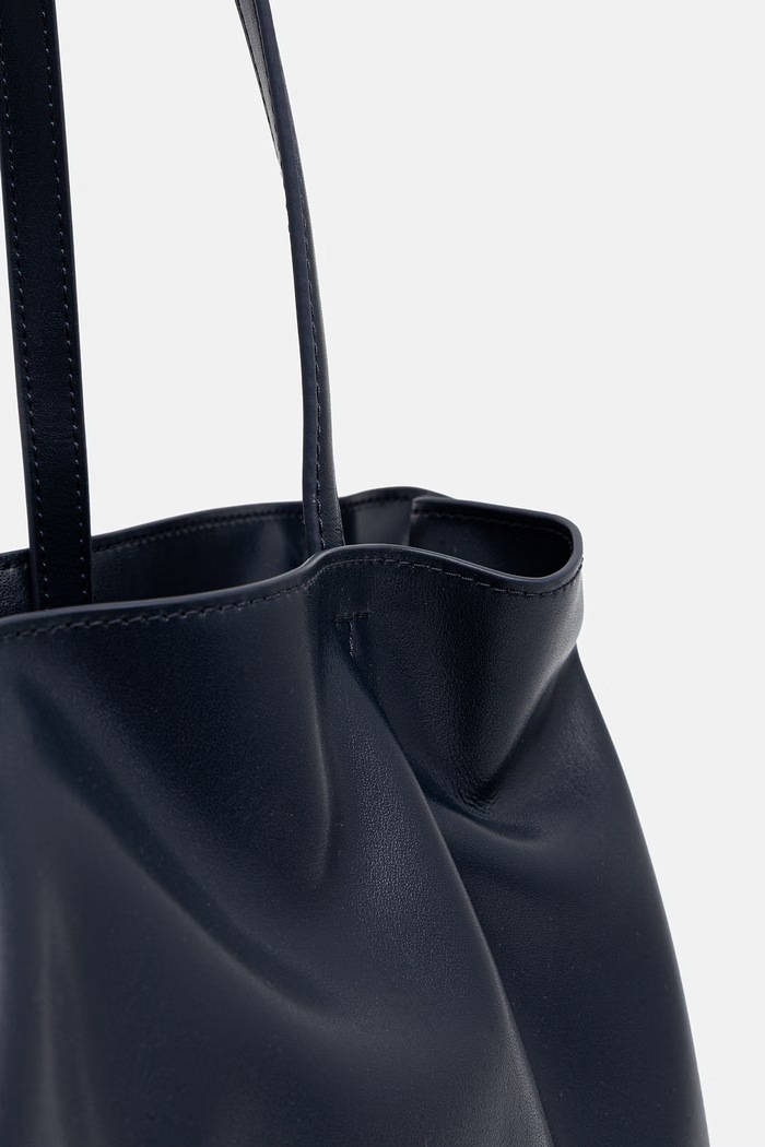 Tory Burch torebka tote damska z imitacji skóry Ella granatowy 178767
