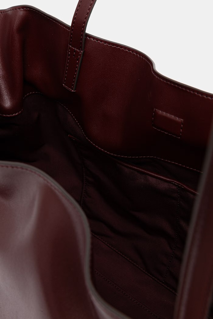 Tory Burch torebka tote damska z imitacji skóry Ella 178767 bordowy