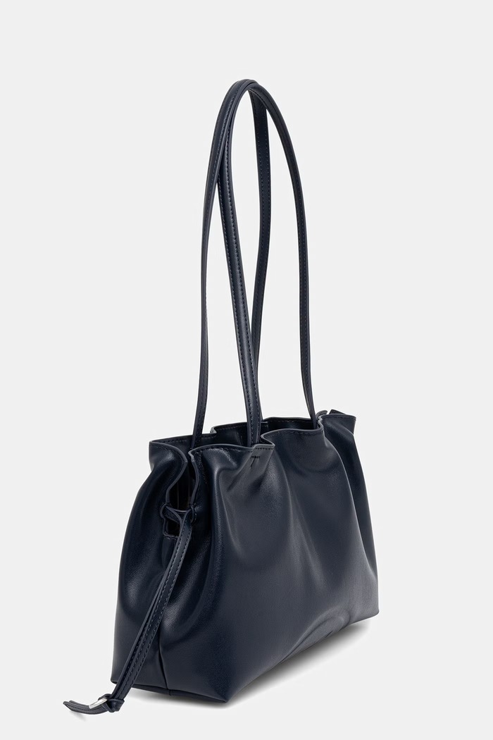 Tory Burch torebka tote damska z imitacji skóry Ella 178768. granatowy SS26