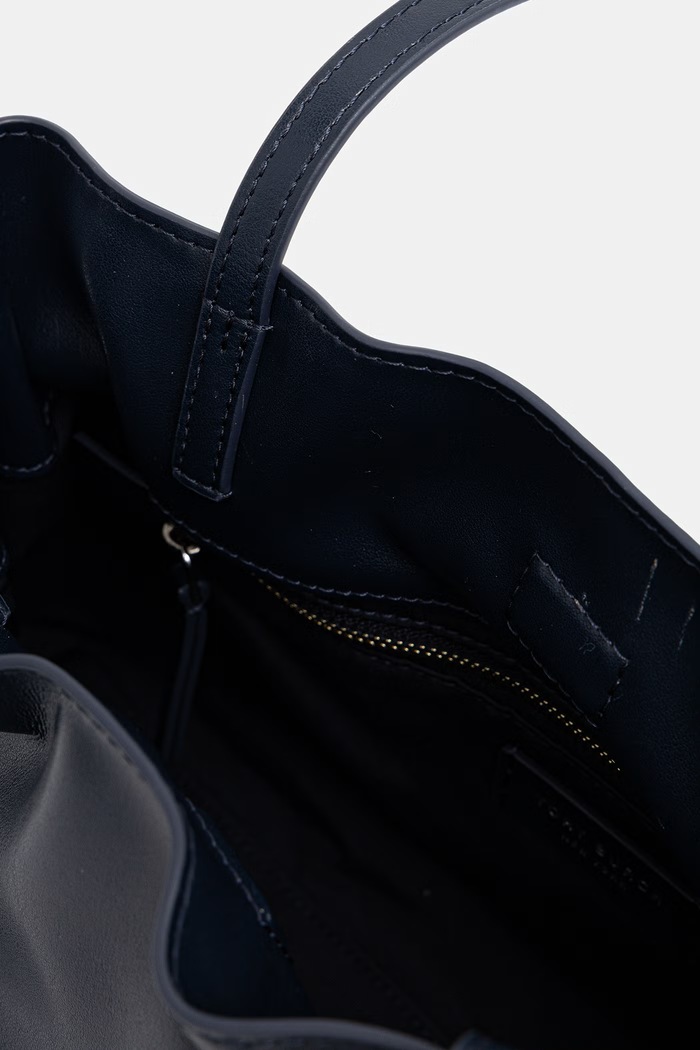 Tory Burch torebka tote damska z imitacji skóry Ella 178768. granatowy