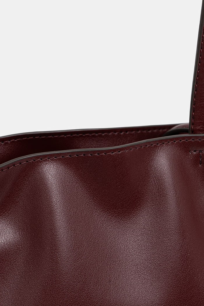 Tory Burch torebka tote damska z imitacji skóry Ella bordowy 178768.