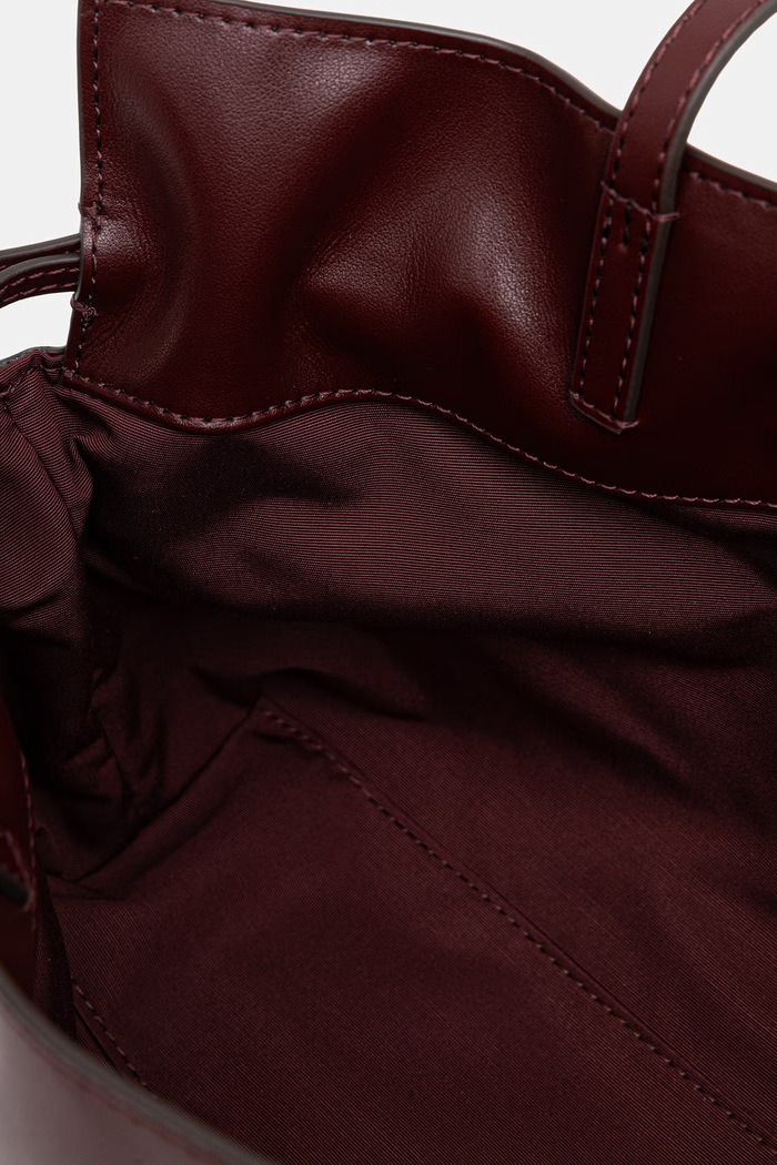 Tory Burch torebka tote damska z imitacji skóry Ella 178768. bordowy