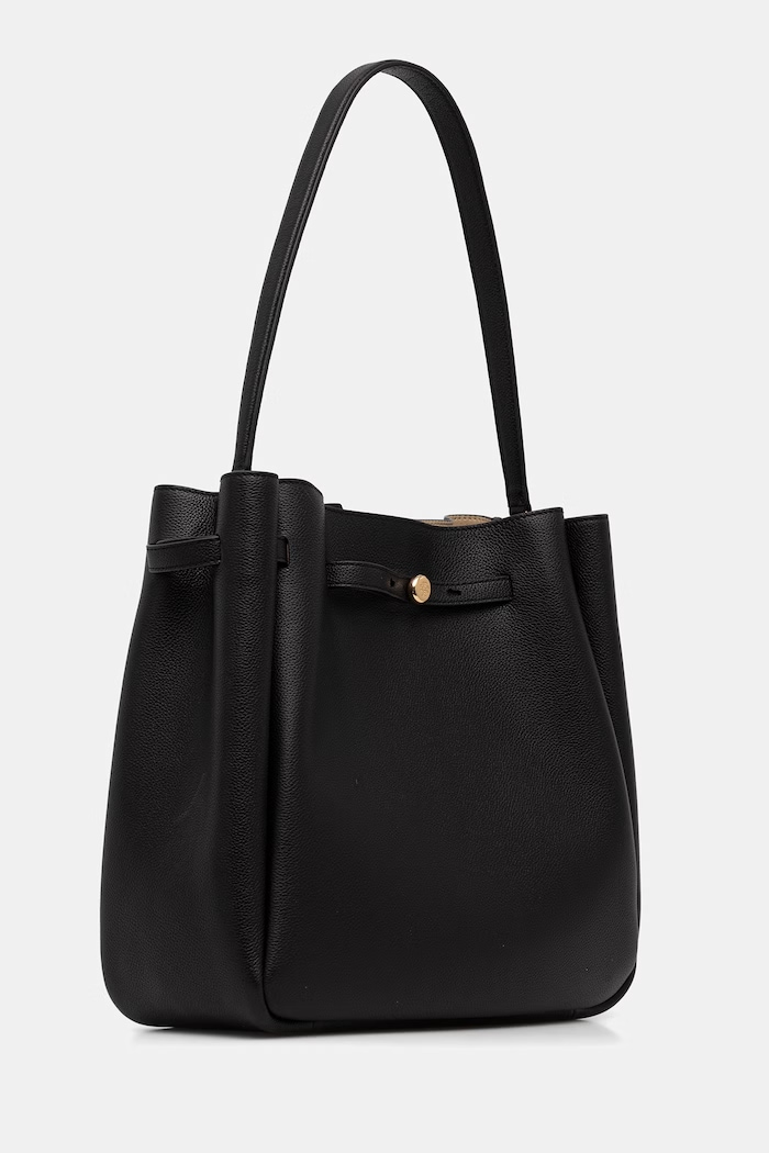 Tory Burch torebka tote damska skórzana Romy 179986. czarny SS26