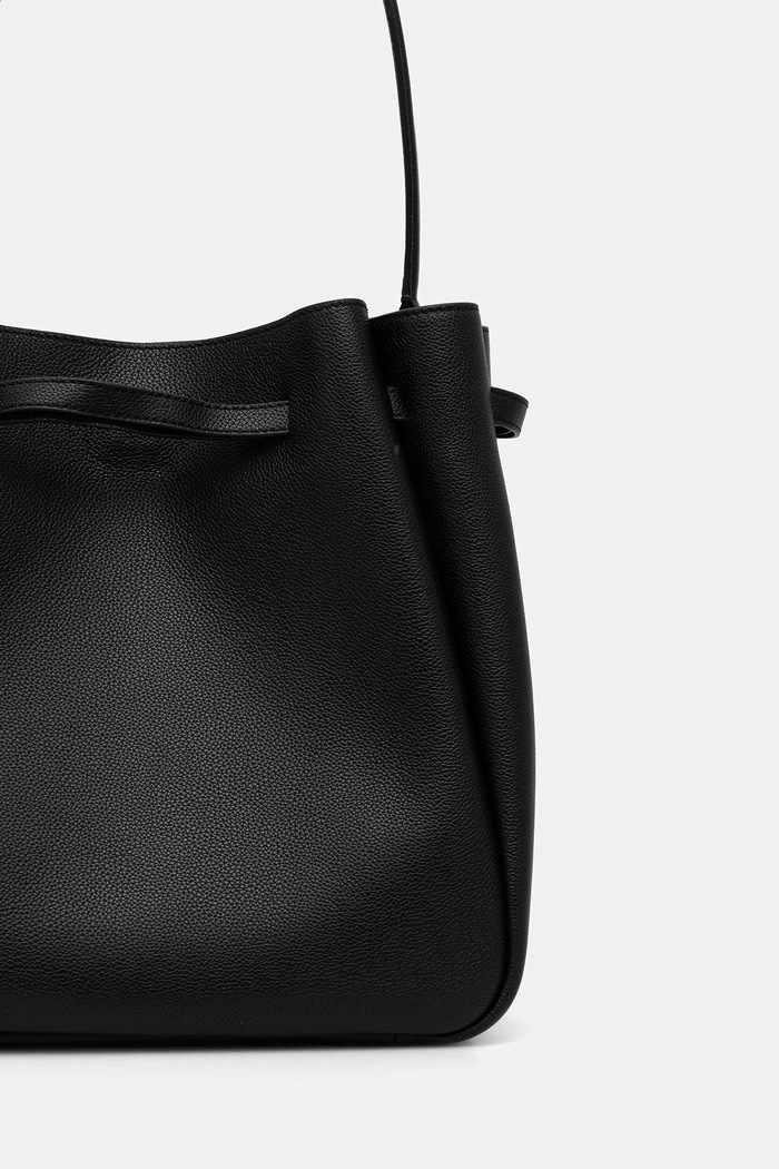 Akcesoria Tory Burch torebka tote damska skórzana Romy 179986. czarny