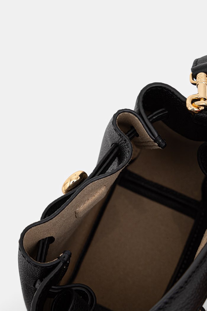 Tory Burch crossbody torba ženska kožna Romy 179988 crna