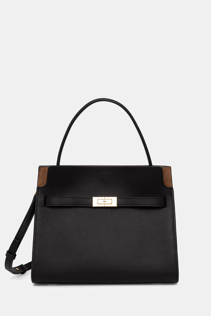 Tory Burch сумка крос-боді жіноча шкіряна Lee Radziwill чорний 176635