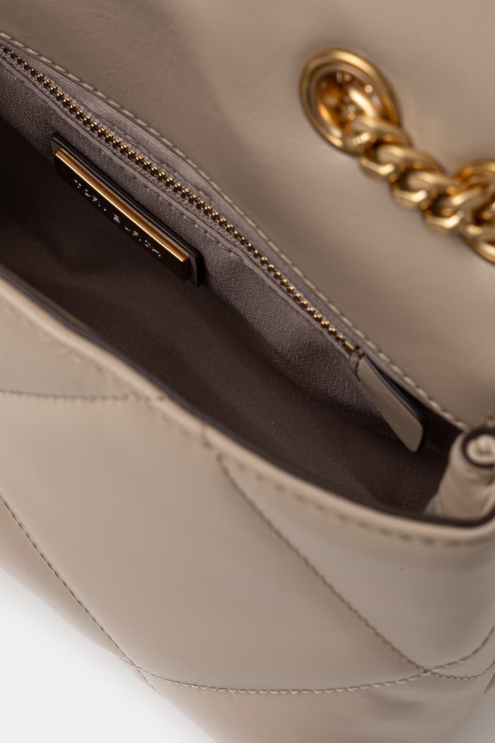 Tory Burch dámska kožená kabelka Kira 154706 béžová
