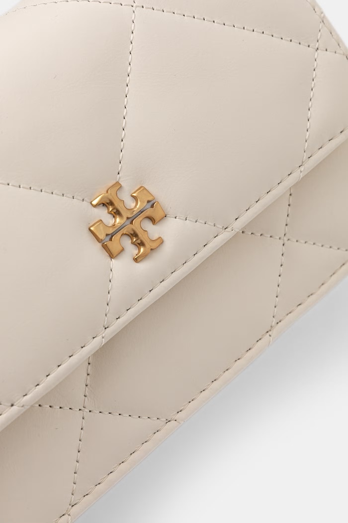 Tory Burch crossbody torba za žene kožna Kira bež 158326