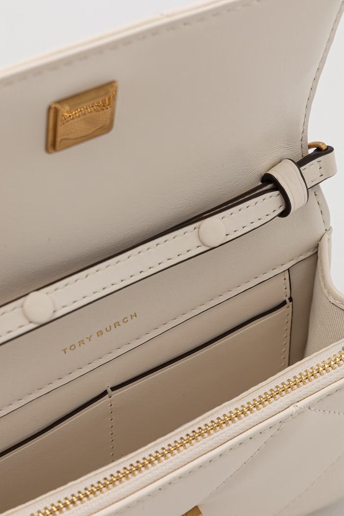 Tory Burch crossbody torba za žene kožna Kira 158326 bež