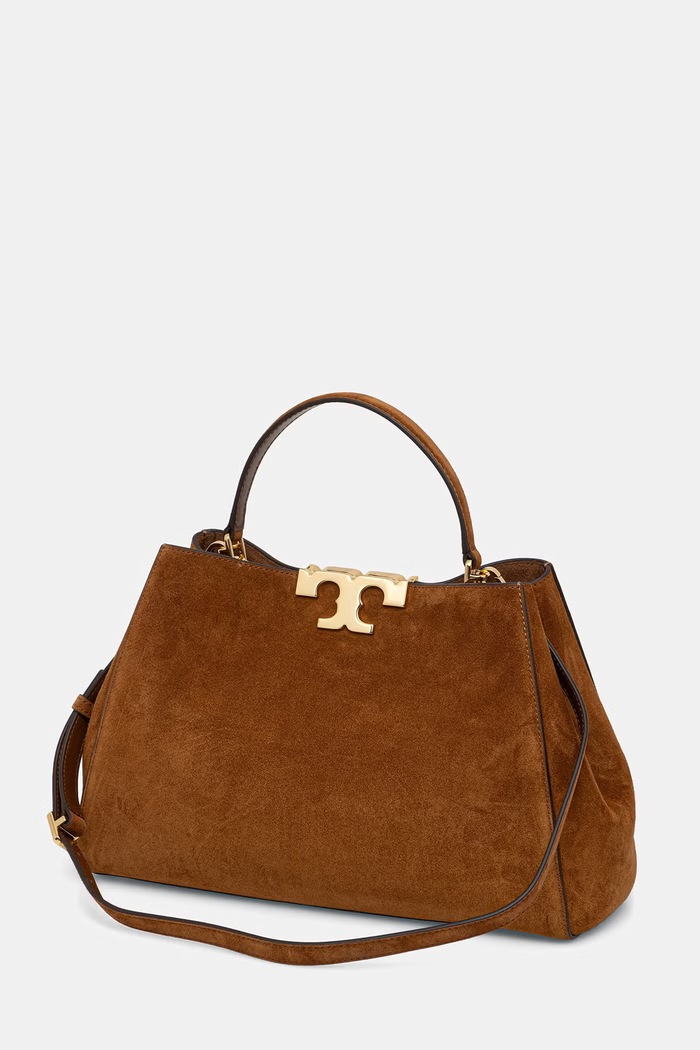 Doplnky Dámska semišová kabelka Tory Burch Eleanor 174278 hnedá