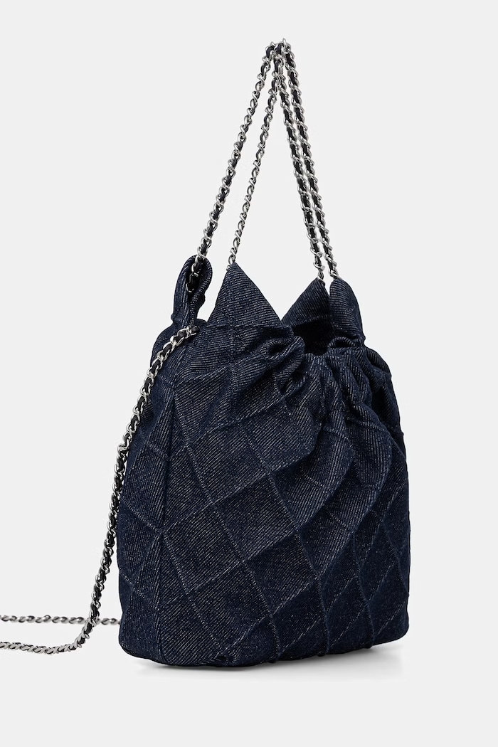 Tory Burch geantă pentru femei, din denim Fleming 178776. bleumarin SS26