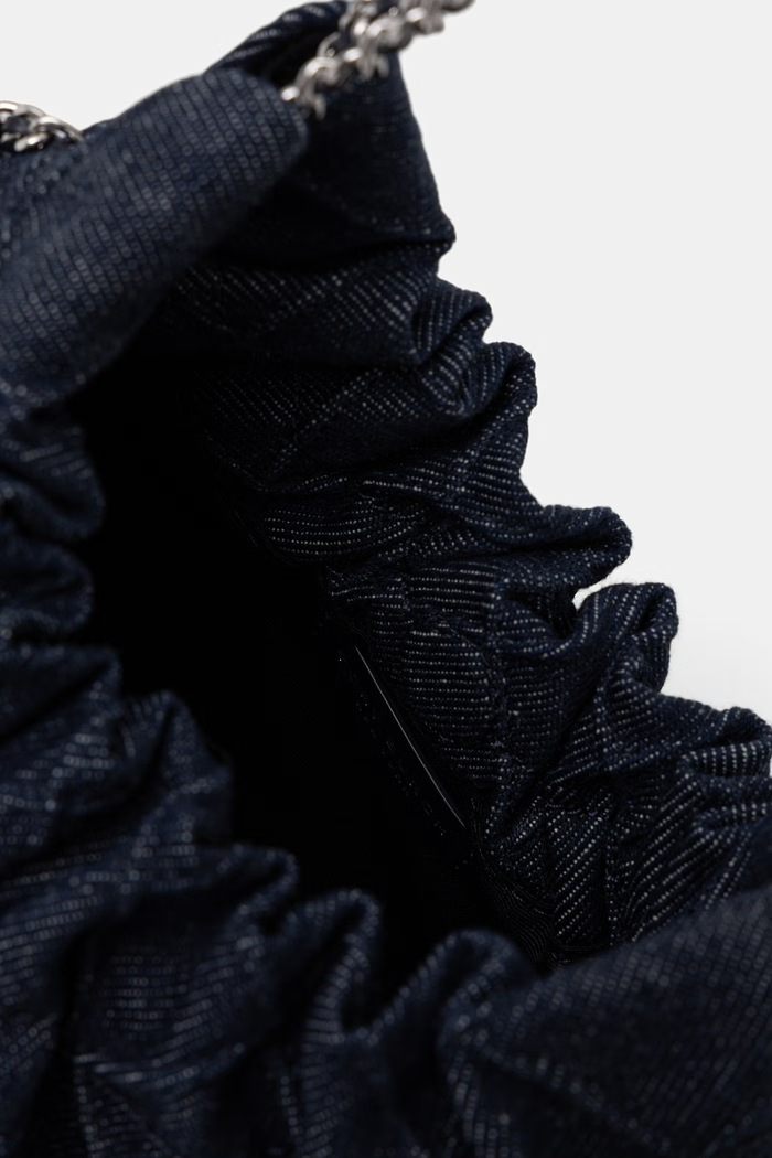 Tory Burch geantă pentru femei, din denim Fleming 178776. bleumarin