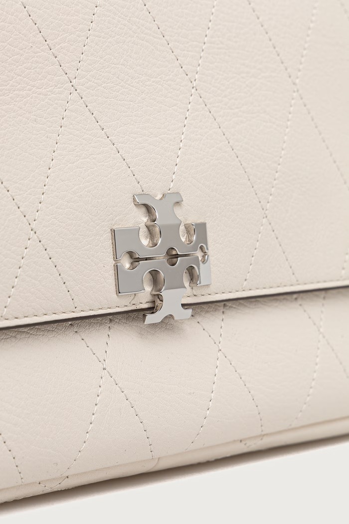 Tory Burch crossbody kabelka dámská kožená Charlie béžová 185828