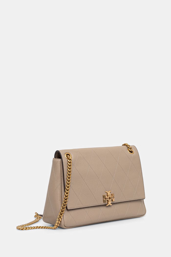 Tory Burch torebka crossbody damska skórzana Charlie 185828 beżowy SS26