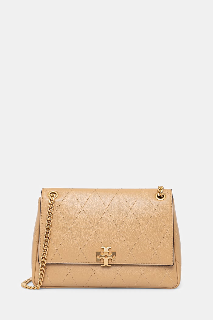 Tory Burch crossbody kabelka dámska kožená Charlie béžová 185828