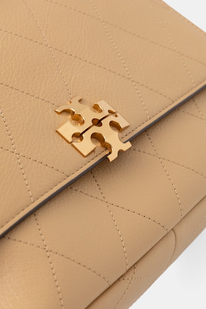 Tory Burch crossbody kabelka dámska kožená Charlie béžová 185828