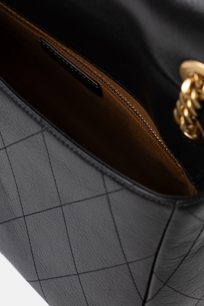 Tory Burch crossbody kabelka dámska kožená Charlie 185828 čierna