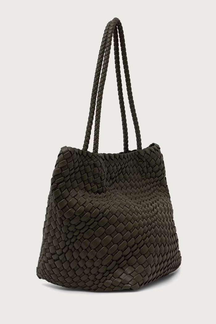 Marella Plážová taška dámská z imitace kůže Emme by Marella 2615511052200 zelená SS26