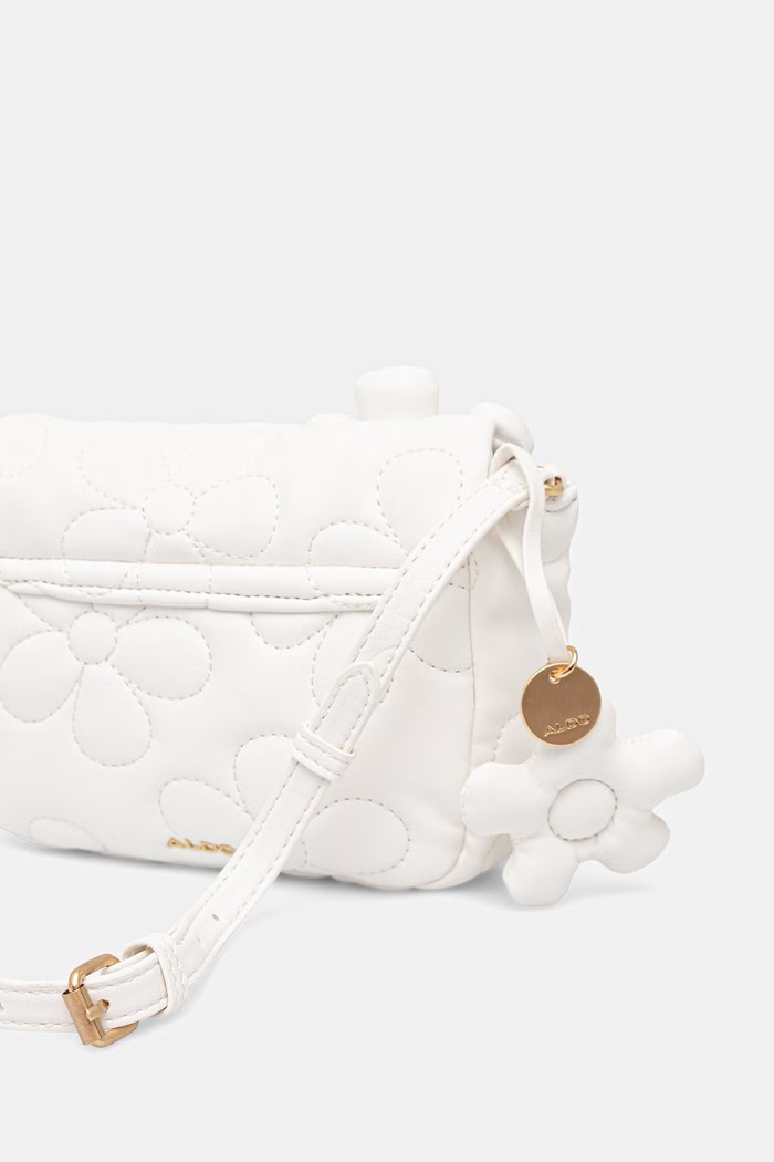 Accesorii Aldo poșetă FFLOWERPUFFY FFLOWERPUFFY.100 alb