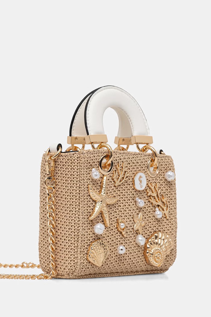 Aldo crossbody kabelka dámska SEASHELLMINIX SEASHELLMINIX.189 béžová SS26