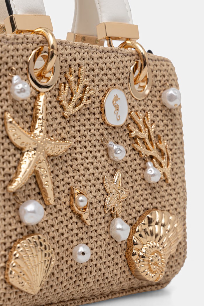 Aldo crossbody kabelka dámska SEASHELLMINIX béžová SEASHELLMINIX.189