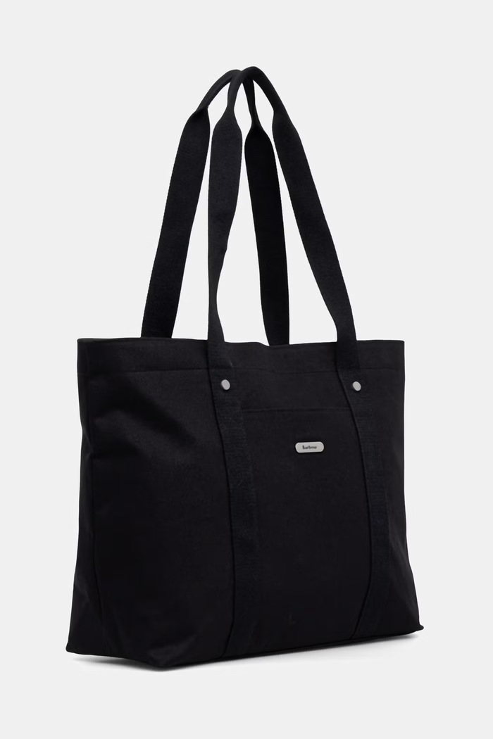 Barbour torebka tote damska bawełniana Olivia LBA0371 czarny SS26