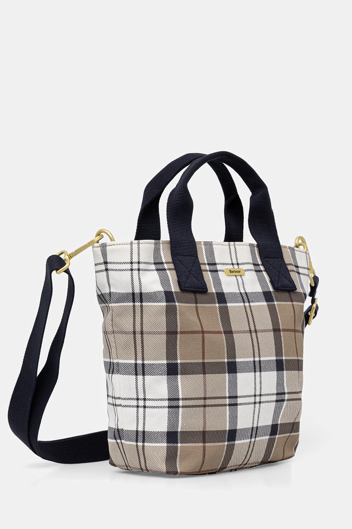 Barbour torebka shopper damska bawełniana Maisy LBA0468 beżowy SS26