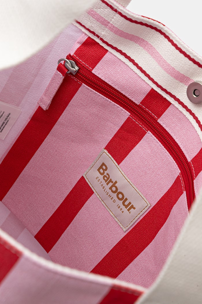 Barbour Emily torebka tote damska bawełniana LBA0512 różowy