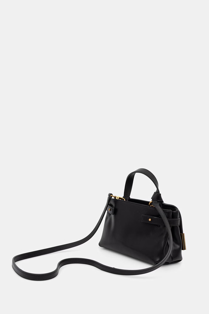 Doplnky Kožená kabelka Emporio Armani EW003830.AF22783 čierna