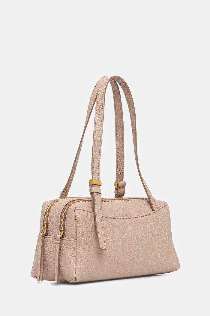 Kožená kabelka Gianni Chiarini DEA BS.11527.TKL béžová SS26