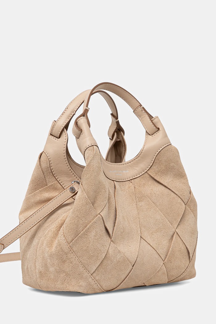 Τσάντα σουέτ Gianni Chiarini DUA BS.12349.INT.CM μπεζ SS26