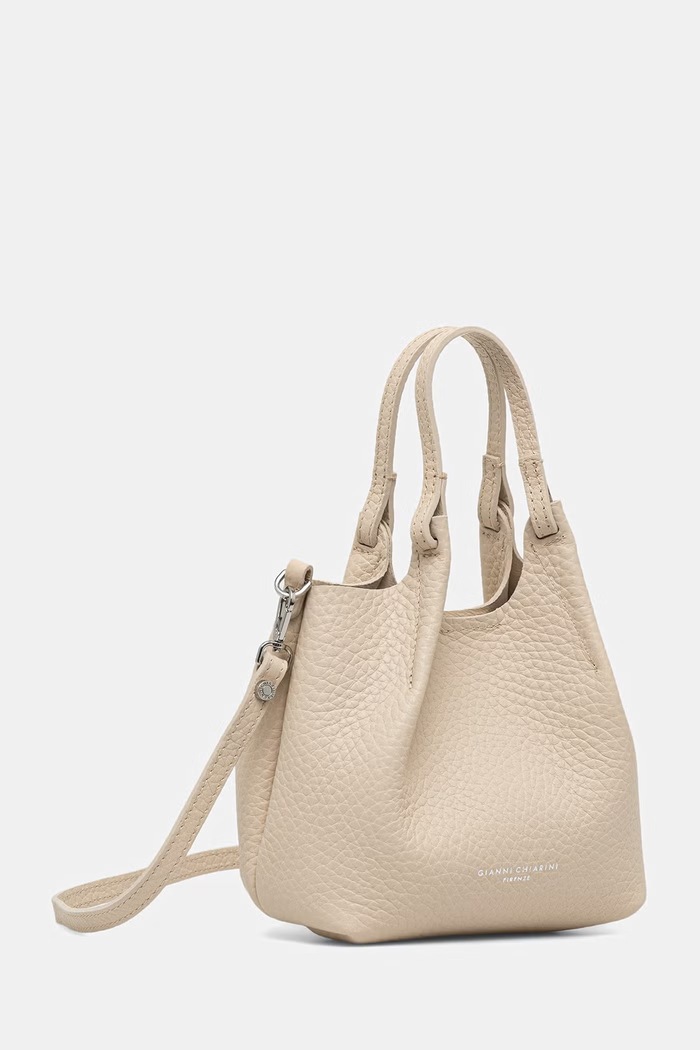 Gianni Chiarini torebka crossbody damska skórzana DUA BS.9718.RNGDBL.T.U. beżowy SS26