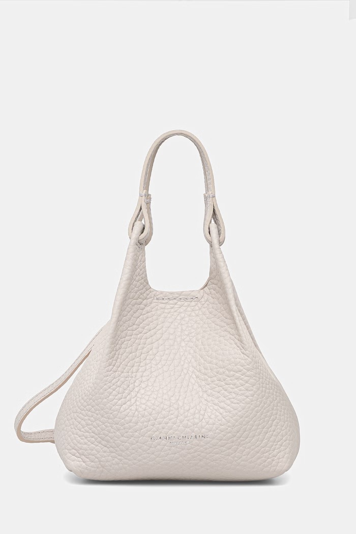 Gianni Chiarini crossbody torbica ženska usnjena DUA Ne ustreza A4 bež BS.9718.RNGDBL.T.U.