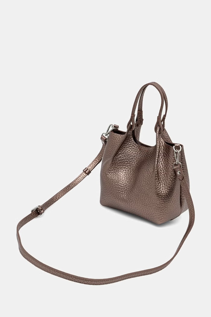 Akcesoria Gianni Chiarini torebka crossbody damska skórzana DUA BS.9718.RNGDBL.T.U. brązowy