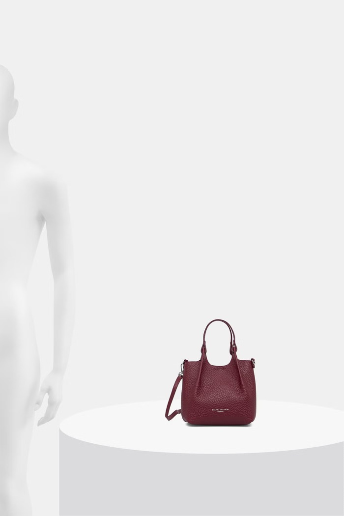 Gianni Chiarini torebka crossbody damska skórzana DUA BS.9718.RNGDBL.T.U. bordowy