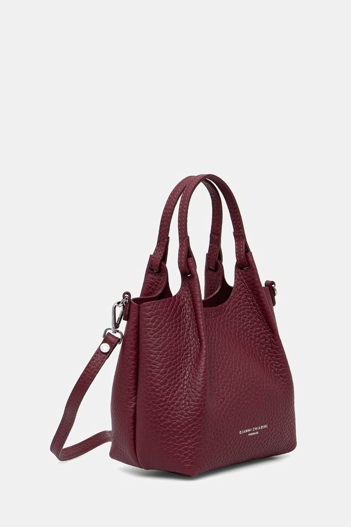 Gianni Chiarini torebka crossbody damska skórzana DUA BS.9718.RNGDBL.T.U. bordowy SS26