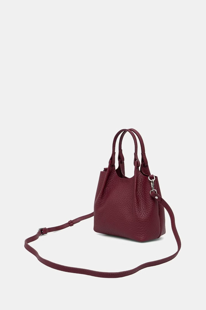 Akcesoria Gianni Chiarini torebka crossbody damska skórzana DUA BS.9718.RNGDBL.T.U. bordowy