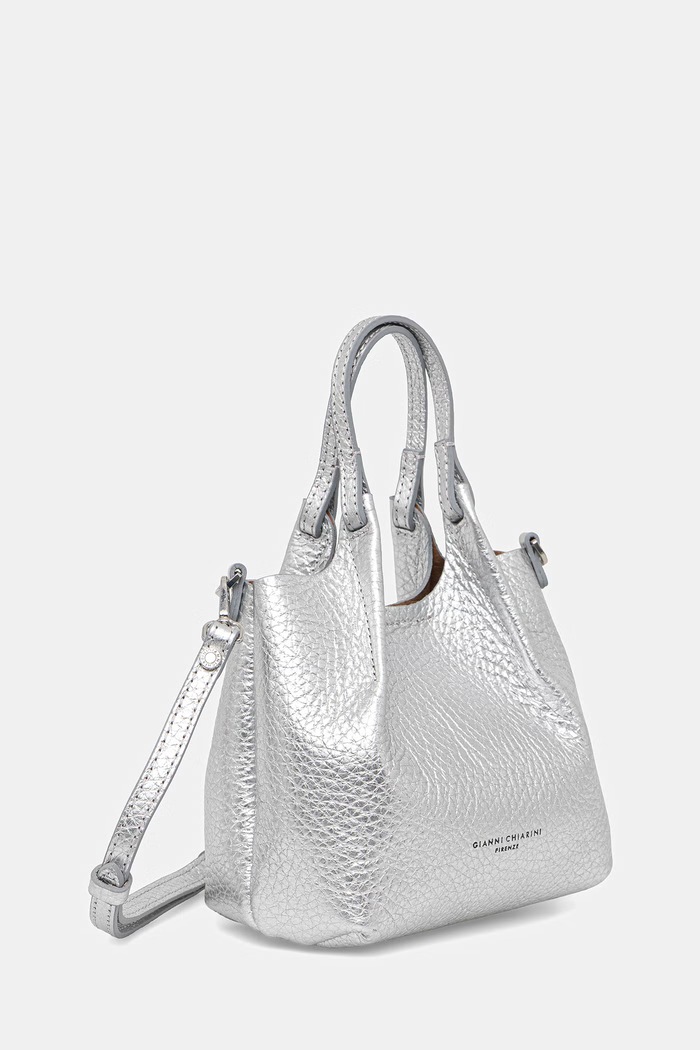 Gianni Chiarini χιαστί γυναικεία δερμάτινη DUA BS.9718.RNGDBL.T.U. ασημί SS26