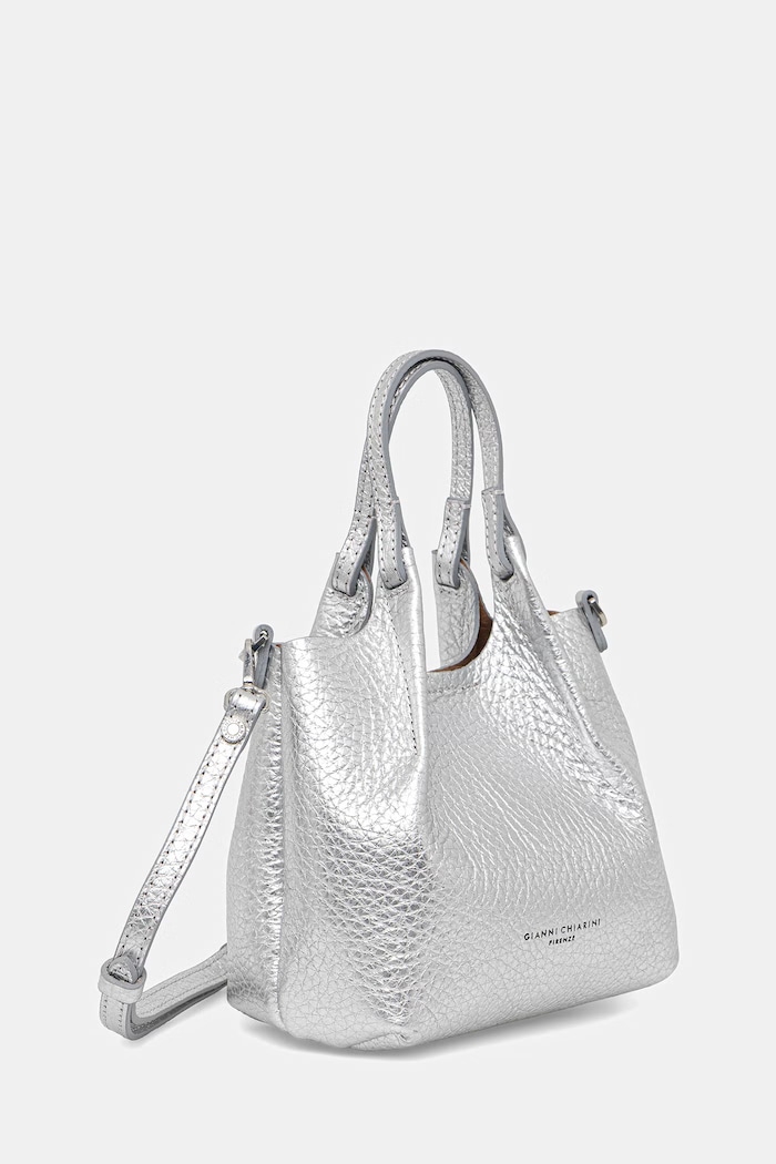 Gianni Chiarini χιαστί γυναικεία δερμάτινη DUA BS.9718.RNGDBL.T.U. ασημί SS26