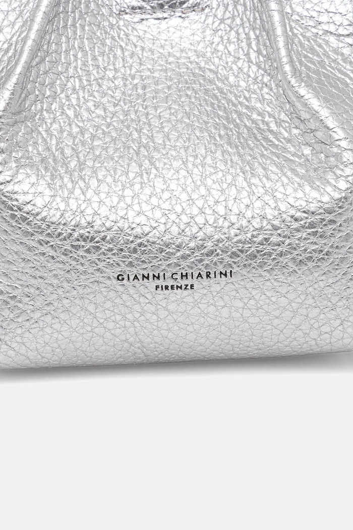 Gianni Chiarini χιαστί γυναικεία δερμάτινη DUA ασημί BS.9718.RNGDBL.T.U.
