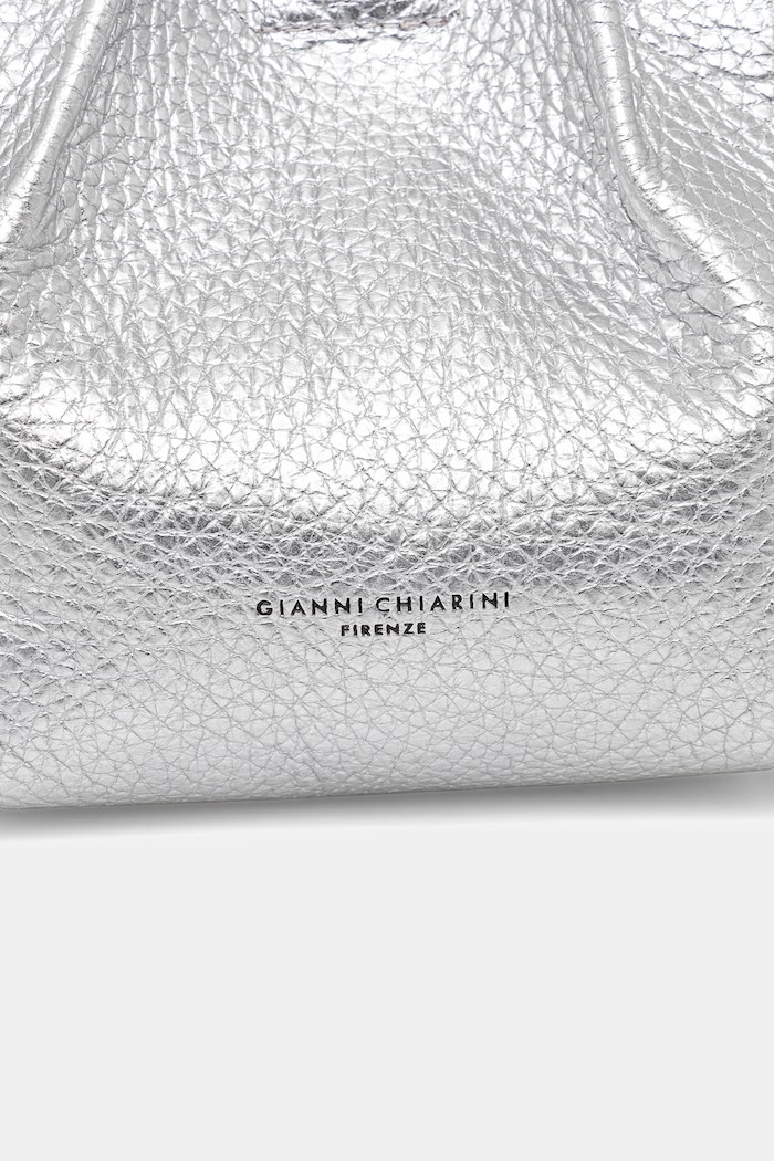 Gianni Chiarini χιαστί γυναικεία δερμάτινη DUA ασημί BS.9718.RNGDBL.T.U.