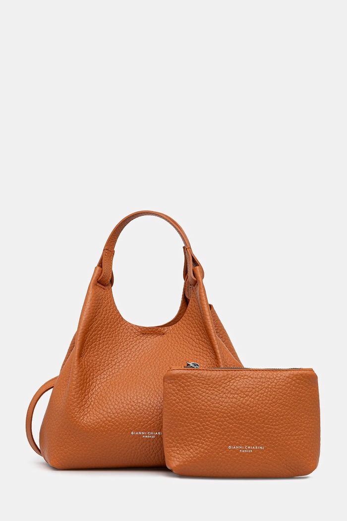 Gianni Chiarini crossbody torbica ženska usnjena DUA Ne ustreza A4 oranžna BS.9719.RNGDBL.T.U.