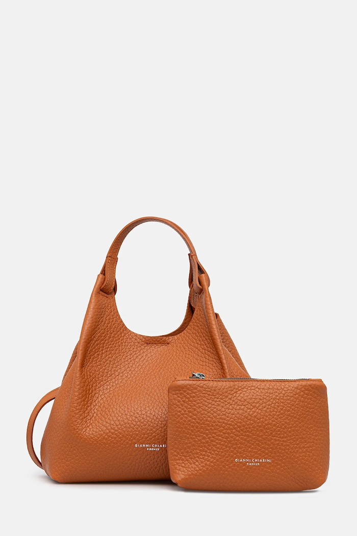 Gianni Chiarini crossbody torbica ženska usnjena DUA Ne ustreza A4 oranžna BS.9719.RNGDBL.T.U.