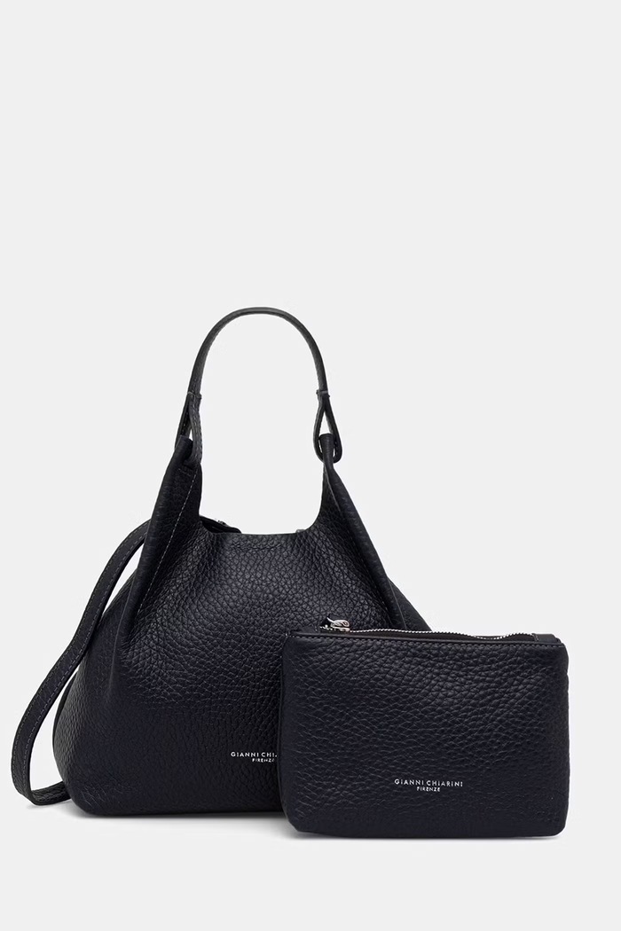 Gianni Chiarini torebka crossbody damska skórzana DUA granatowy BS.9719.RNGDBL.T.U.