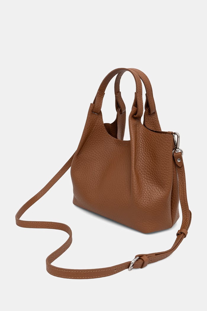 Akcesoria Gianni Chiarini torebka crossbody damska skórzana DUA BS.9719.RNGDBL.T.U. brązowy